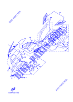 STICKER / ETICHETTA 3 per Yamaha YFZ450 2009