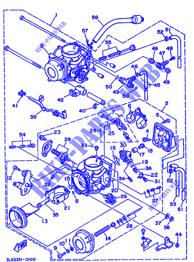 CARBURATORE per Yamaha XTZ750 1990