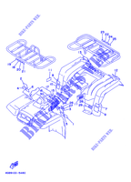 STICKER / ETICHETTA 2 per Yamaha YF400M-FW 1995