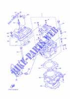 CILINDRO per Yamaha YFZ 450 R 2016