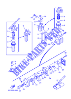 SERBATOIO CARBURANTE  per Yamaha F50A Electric Starter, Remote Control, Power Trim & Tilt, Shaft 20
