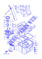 OIL PAN per Yamaha F80A 4 Stroke, Electric Starter, Remote Control, Power Trim & Tilt 2002