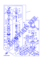 MOTORE DELL'IMPIANTO DI INCLINAZIONE 1 per Yamaha F80A 4 Stroke, Electric Starter, Remote Control, Power Trim & Tilt 2001