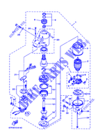 MOTORINO AVVIAMENTO per Yamaha F80A 4 Stroke, Electric Starter, Remote Control, Power Trim & Tilt 2001