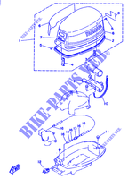 RICAMBI ALTERNATIVI 2 per Yamaha 5C 2 Stroke, Manual Starter, Tiller Handle, Manual Tilt 1989