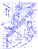 SERBATOIO OLIO per Yamaha 115A 2 Stroke, Electric Start, Power Trim & Tilt, Remote Control 1985