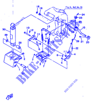 SUPPORTO 2 per Yamaha 115A 2 Stroke, Electric Start, Power Trim & Tilt, Remote Control 1985