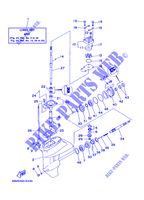 COPERCHIO E TRASMISSIONE DELL'ELICA 1 per Yamaha F15A Electric Starter, Tiller Handle, Manual Tilt, Shaft 15
