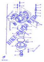 CARBURATORE per Yamaha BRAVO 250_short track 1989