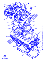 CILINDRO per Yamaha SRV 540 1991