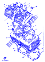 CILINDRO per Yamaha XLV 540 1988