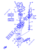 KIT DI RIPARAZIONE 2 per Yamaha F8B 4 Stroke, Manual Start 1987