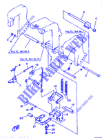 SUPPORTO 2 per Yamaha F8B 4 Stroke, Manual Start 1987