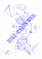 VENTILATEUR D'HUILE per Yamaha F8C Manual Starter, Tiller Handle, Manual Tilt, Shaft 20