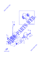 CARTER INFERIORE E TRASMISSIONE 2 per Yamaha 25N Manual Starter, Tiller Handle, Manual Tilt, Pre-Mixing, Shaft 15