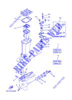 KIT DI RIPARAZIONE 2 per Yamaha E40X Manual Starter, Tiller Handle, Manual Tilt, Pre-Mixing, Shaft 20
