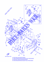 SUPPORTO 1 per Yamaha E40X Manual Starter, Tiller Handle, Manual Tilt, Pre-Mixing, Shaft 20