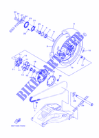 RUOTA POSTERIORE per Yamaha MT-10 Yamaha Blue 2019
