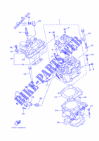 CILINDRO per Yamaha YFZ 450 R 2023
