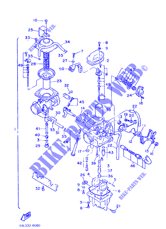 CARBURATORE per Yamaha SRX600 1986