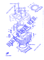 CILINDRO per Yamaha SRX600H (33.1KW 1987