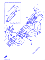 SCARICO per Yamaha SRX600H (33.1KW 1987