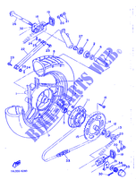 RUOTA POSTERIORE per Yamaha SRX600N (20.0KW 1986