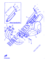 SCARICO per Yamaha SRX600N (20.0KW 1987