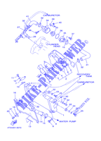 RADIATORE ACQUA / TUBO per Yamaha TDM850 2000