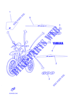 STICKER per Yamaha TT600RE 2004