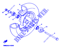 RUOTA ANTERIORE per Yamaha XC125 2000