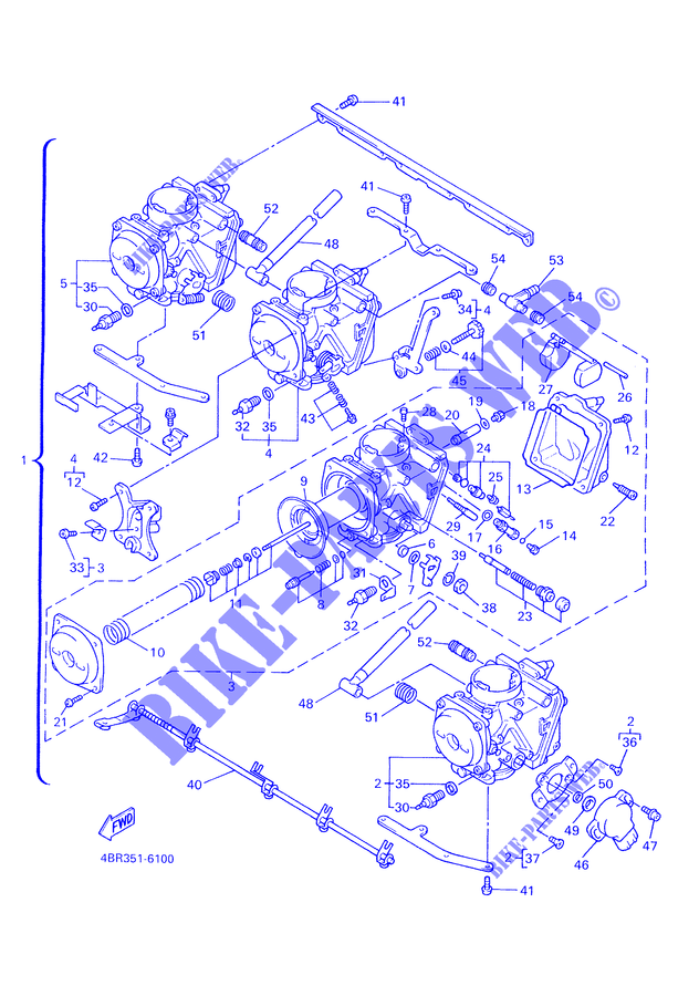 CARBURATORE per Yamaha XJ600S 2000