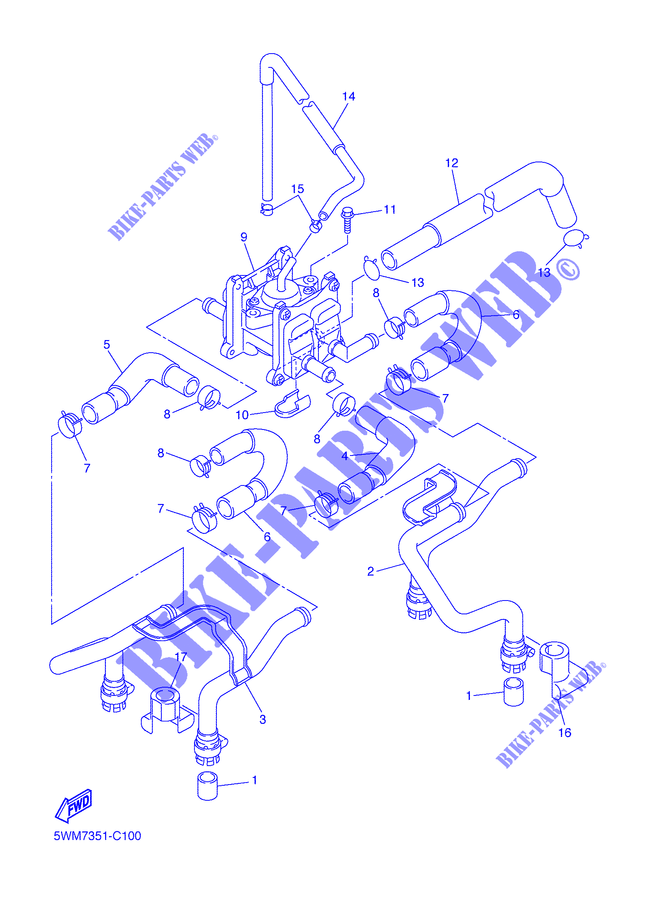 AIR INDUCTION SYSTEM AIS per Yamaha XJR1300 2006
