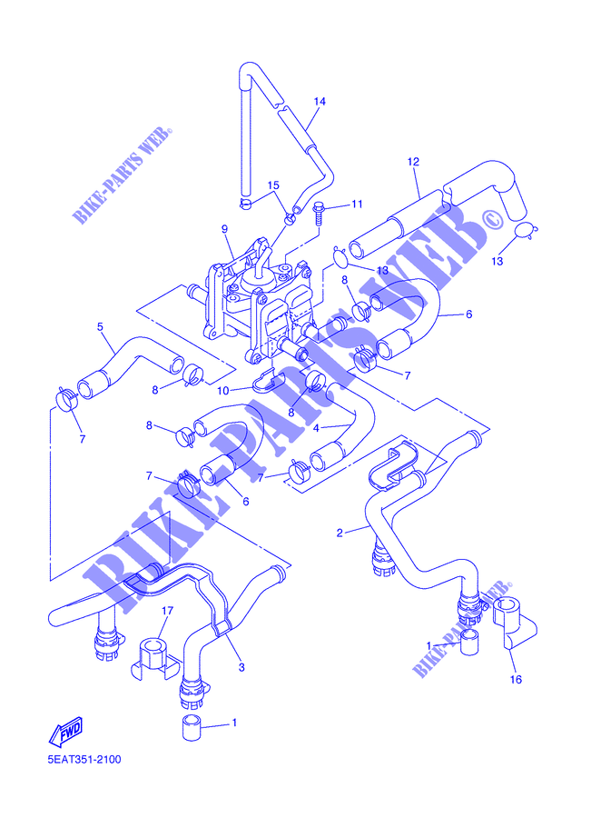 AIR INDUCTION SYSTEM AIS per Yamaha XJR1300R 2003