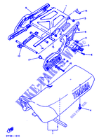 SELLA / PORTAPACCHI per Yamaha XTZ660 1991