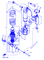 AMMORTIZZATORE POSTERIORE per Yamaha XTZ660H (35.3KW 1992