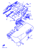SELLA / PORTAPACCHI per Yamaha XTZ660H (35.3KW 1992
