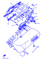 SELLA / PORTAPACCHI per Yamaha XTZ660N (20.0KW 1992