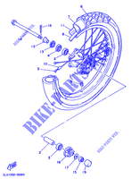 RUOTA ANTERIORE per Yamaha XTZ750H (51KW) 1992