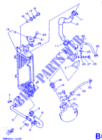 RADIATORE ACQUA / TUBO per Yamaha DT125R 1990