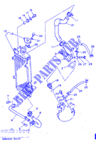 RADIATORE ACQUA / TUBO per Yamaha DT125R 1991